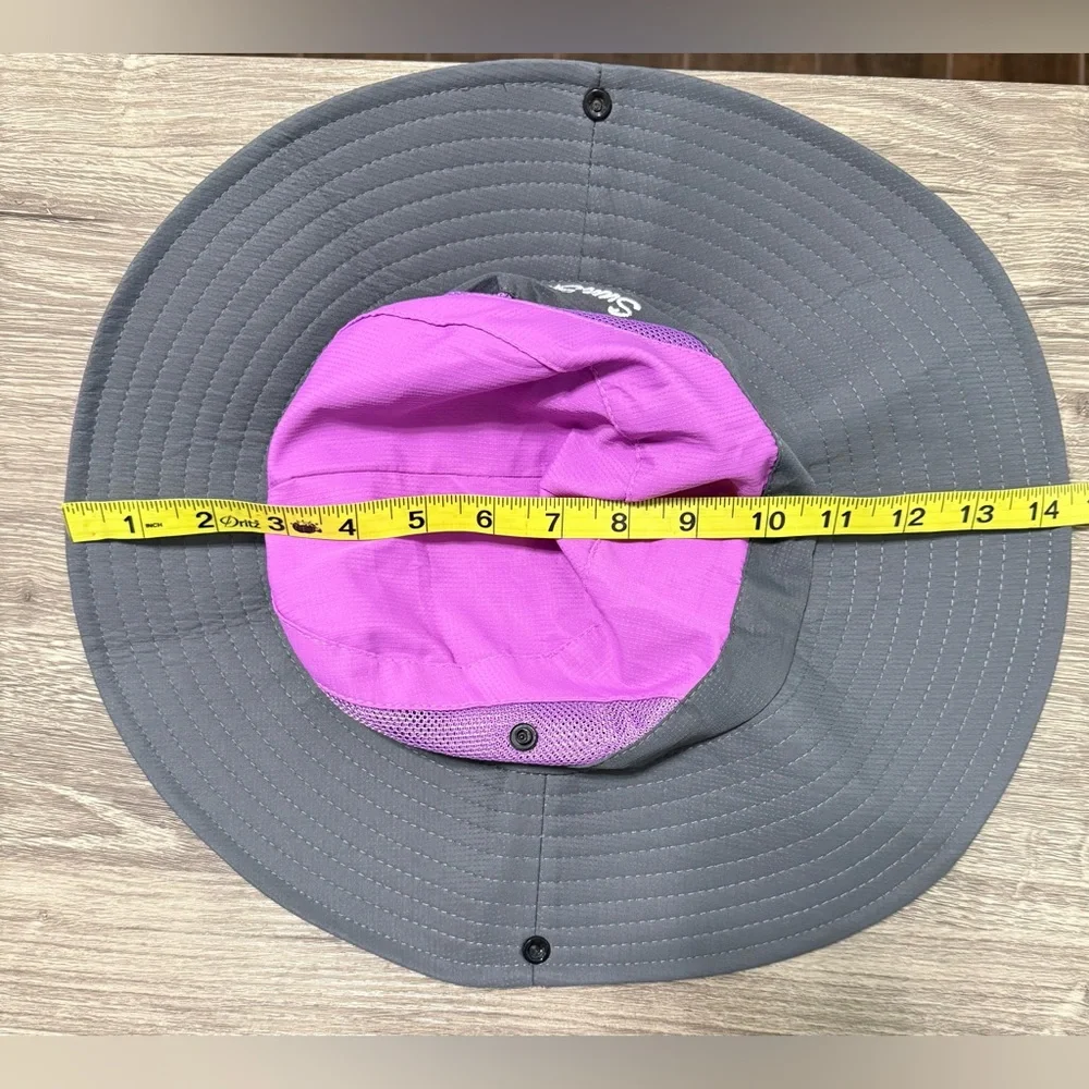 Sunshade (EUC) UV Protection Ponytail Sun Hat in Purple and Gray Size: O/S